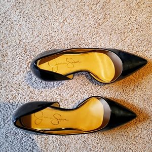 Jessica simpson pointed toe silhouette high heel